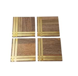 Brass Inlay Resin MDF <b>Coasters</b> <b>Drink</b> <b>Coaster</b> High Quality Home Bar Decoration <b>Coaster</b> <b>for</b> Cup in Wholesale Price - Product Image 6
