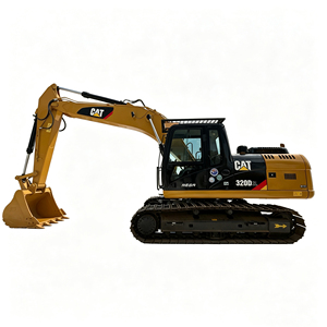 Excavadora de cadenas CAT 320D2L usada original para construcción, movimiento de tierras y minería - Product Image 1