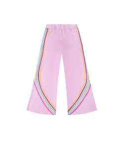 Pantalones Deportivos Personalizados Estilo Urbano Vintage con Pedrería, Rayas Desgastadas, Efecto Descolorido por el Sol y Lavado Ácido, Pantalones de Chándal Acampanados - Product Image 2