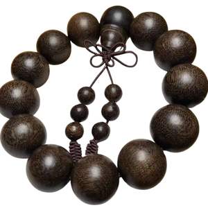 Vietnam Agarwood estilo étnico cadenas naturales sumergible Tigre moteado budista Rosario joyería masculina hecha en Vietnam - Product Image 3