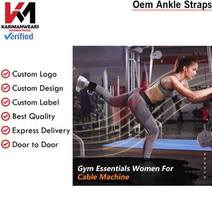 Sangle de cheville réglable pour machine à câbles, idéale pour les kickbacks, les exercices des fessiers, les extensions des jambes, les curls, les abducteurs des hanches - Product Image 5