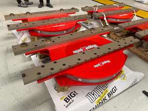 Gran oferta, rotador de 360 grados, industria de alta calidad, duradero, ISO9001, 2500 A 5500Kg, producto ordinario de Turquía, Rojo - Product Image 3