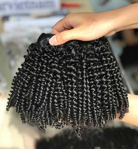 Vietnam Usine Haute Qualité Crépus Bouclés Extensions de Cheveux Humains Style Vague de Corps Trame Bundles Type de Cheveux Chinois - Product Image 4