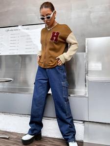 Chaqueta Varsity Ligera para Mujer, Talla Grande, Nueva Colección 2026, OEM, Tejido Transpirable, Estilo Casual - Product Image 5