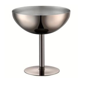 Ensemble de bols à crème glacée en acier inoxydable avec fourchette, 8 pièces, fournisseur en gros, tasses à gâteau à dessert à usage domestique - Product Image 4