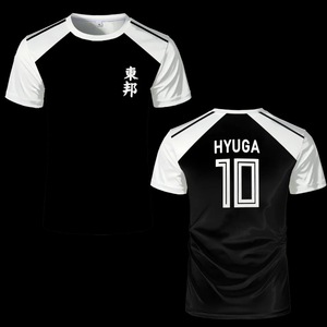 T-shirt d'anime Hyuga Animation Cosplay à manches courtes imprimé en 3D, maillot de football, t-shirts pour hommes, vêtements de créateur - Product Image 2