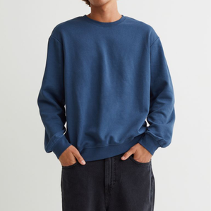 Vente directe d'usine prix de gros hommes solide 100% coton hiver pull à capuche sweat respirant excellente qualité - Product Image 1
