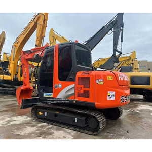 Excavadora roja Hitachi ZX60 Mini 6ton usada con motor de engranaje de motor Yanmar-Maquinaria de movimiento de tierras de alta eficiencia Guangzhou Export - Product Image 4