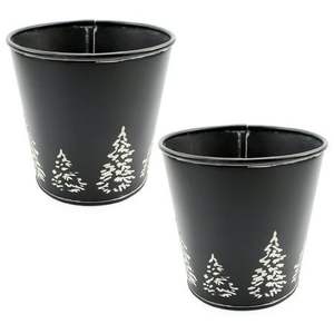 <b>Christmas</b> metal bucket perfect for holiday floral arrangement <b>decoration</b> and <b>Christmas</b> event <b>table</b> decor purpose - Product Image 4