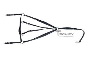 Ensemble de bridon et rênes d'endurance style anglais avec peitorale – Équipement et accessoires pour chevaux - Product Image 4