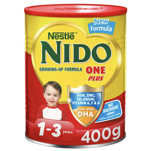 Lait en Poudre Entier Fortifié NIDO Nestlé en Gros 400g / Lait en Poudre NIDO Stérilisé 2500g - Product Image 3