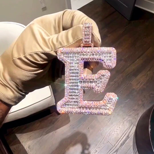 จี้และเครื่องประดับอย่างดีแฟชั่นใหม่จี้สร้อยคอสไตล์ฮิปฮอปใส่ได้ทั้งชายและหญิงประดับเพชรตามสั่ง - Product Image 4