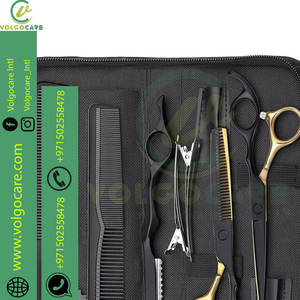 Tijeras de corte de pelo de peluquero de grado profesional Mango de acero inoxidable de grado de salón Punta de hoja afilada Estilo único - Product Image 5