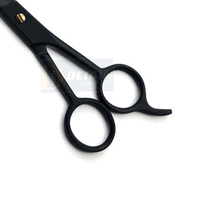 Tijeras de peluquería personalizadas, tijeras de corte de pelo de 6 pulgadas con revestimiento de Color negro, tijeras profesionales de peluquería - Product Image 6
