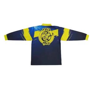 เสื้อโปโลตกปลาแขนยาวสำหรับผู้ชายเสื้อตกปลาแขนยาวพิมพ์ลายซับลิเมชันงานออกแบบออกแบบได้ตามต้องการ - Product Image 2