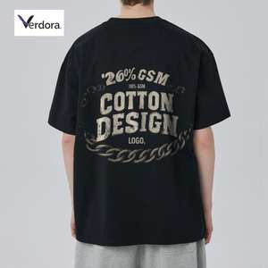 Camisetas de Jersey Premium de Algodón 100% de 260 GSM, Impresión Digital Personalizada, Ajuste Holgado, Largas, Transpirables y Ecológicas - Product Image 3