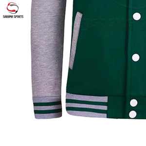 Nueva Chaqueta Bomber de Béisbol Varsity para Hombre, Tallas Grandes, con Logotipo Personalizado Bordado, Cierre de Cremallera, OEM, Venta al Por Mayor de Fábrica, Primavera - Product Image 5