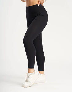 Leggings Deportivos para Mujer, Ajuste Atlético, Color Sólido, Transpirables, Elásticos en Cuatro Direcciones, Secado Rápido, con Bolsillo Seguro - Product Image 4