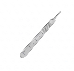 Manche de scalpel chirurgical orthopédique vétérinaire en acier inoxydable réutilisable, instrument de coupe pour chirurgie générale - Product Image 1