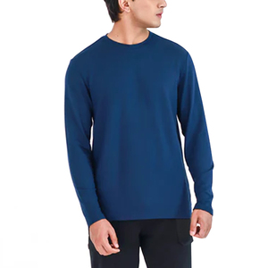 Camisetas de Manga Larga para Hombre 100% Algodón, Fabricadas en Fábrica con Colores Personalizados y Mangas Completas, Camiseta de Manga Larga para Hombre - Product Image 6