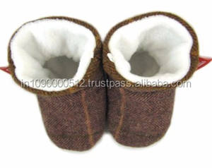 Venta al por mayor de botines de bebé recién nacido hechos a medida de Diseño Popular OEM botines de bebé de color impresionante - Product Image 3