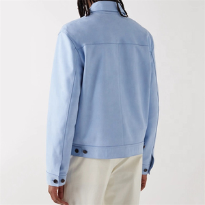 Veste en daim Softshell à poches à deux côtés pour homme, couleur unie, personnalisée, vêtements d'extérieur - Product Image 5