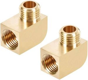 Raccord de refroidissement AOL-54 1/4 NPT femelle en laiton, à surface lisse, forgé, basse pression - Product Image 2