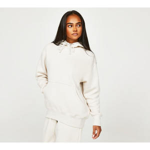 Vente en gros Logo personnalisé femmes sweats à capuche deux pièces pulls à capuche décontractés Streetwear ensemble de survêtements en vrac quantité fabrication vente - Product Image 3