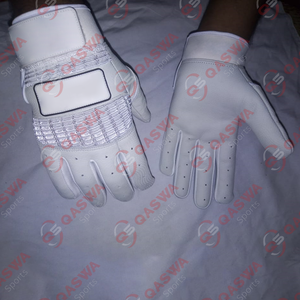 Professional Leather Baseball Batting Gloves with <b>Hook</b> & Loop Closure Right/Left Hand Durable for Training - Product Image 4