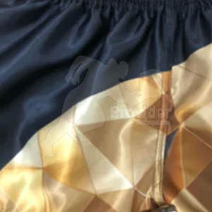 กางเกงขาสั้นแบบไทยสำหรับผู้ชายกางเกงขาสั้นสไตล์ใหม่สีทึบทำจากปากีสถานมวยไทย - Product Image 6