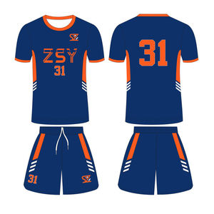 Vente en gros d'uniformes de football pour enfants Kit de maillot de football respirant à séchage rapide pour enfants Ensemble d'uniformes de football Maillot de football - Product Image 2