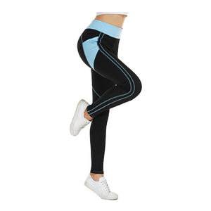 Mallas deportivas de entrenamiento para mujer, pantalones de gimnasio elásticos de realce, Material de Spandex de talla grande para niñas - Product Image 4