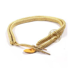 Wholesale Custom Color Aiguillette Formal Ceremonial Dress Shoulder Cord for Midshipman Uniforms Made From Thread Fabric - Product Image 4