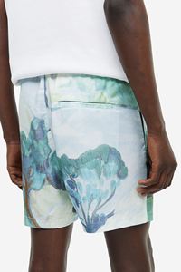 New Custom Wholesale Casual Fit Blank Fleece Shorts Side Pocket <b>Animal</b> Print Elastic Waist Anti-Wrinkle Quick Dry Breathable - Product Image 5