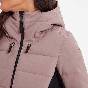 Oversized Wholesale Warm Custom Front Winter Wear Outdoor Knitted Breathable Waterproof Reversible Puffer <b>Women's</b> <b>Jackets</b> Custom - Product Image 4