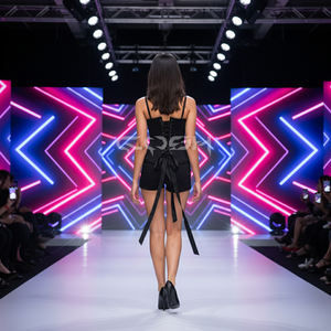 Corsé de malla negra transpirable con varillas de acero y cierre frontal tipo busk |   Comprar Ahora - Product Image 5