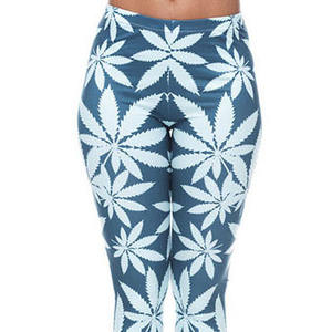 Mallas de yoga para entrenamiento con impresión por sublimación personalizada atlética para mujer - Product Image 6