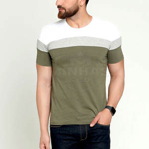 T-shirt coupe ajustée pour hommes fabriqué en usine en gros T-shirt personnalisé meilleure vente à séchage rapide pour hommes pour adultes - Product Image 4