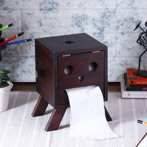 Premium Handcrafted Prisma Designs Classic <b>Square</b> Multi-Purpose Mango <b>Wood</b> Tissue <b>Box</b> Holder Brass Inlay Jali SANIYA HANDICRAFT - Product Image 3