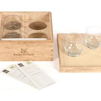 Juego de Vasos de Whisky Transparentes Portátiles y Ecológicos Taster, 4 Vasos Aptos para Lavavajillas con Diseño Contemporáneo, Bolígrafos Tipo Cuaderno