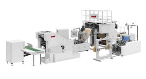 Machine automatique de sac de papier de fond carré de torsion et de poignée plate pour l'usage commercial - Product Image 2