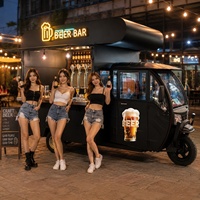Chariot de nourriture mobile personnalisable avec cuisine complète et équipement commercial pour les boutiques de café et de desserts