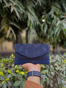 New Designer Handmade Luxury Beaded Clutch Bag <b>Purse</b> for <b>Women</b> Trendy High Society Style Polyester Lining Customized Wholesale - Product Image 4