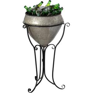 Elegante bañera de bebidas de hielo de Metal enfriador de vino profesional enfriador de champán fiesta Barware para eventos de banquetes de boda - Product Image 4