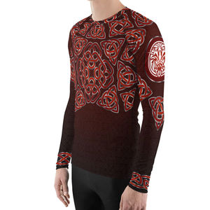 T-shirt de compression à sublimation pour grappling MMA Rash Guard Bjj Rashguard imprimé sur mesure pour hommes Technologie OEM à manches longues - Product Image 4