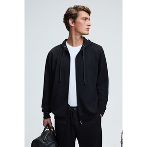 Sweat-shirt à capuche pour homme GRIMELANGE GAGE avec détail en métal effet œil-de-perdrix, fermeture éclair et poche à cordon - Product Image 6