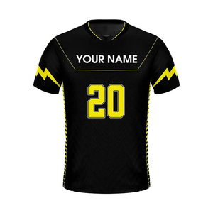 Camisetas de fútbol personalizadas Nueva camiseta de fútbol americano cosida fabricada 100% poliéster camiseta de fútbol americano sublimada - Product Image 6