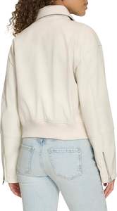 Chaqueta Bomber de Cuero Unisex para Mujer, Prenda de Vestir Clásica y Ligera, Ropa de Calle Informal - Product Image 6