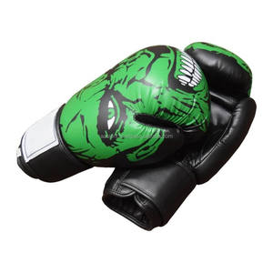 Guantes de doble capa de estilo antiguo, guantes de boxeo especiales probados a mano, guantes de cuero de vaca para Club de boxeo, cuero verde - Product Image 3