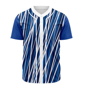 Vente en gros de maillots de baseball softball à manches courtes personnalisés maillots de style uniformes d'équipe maillots Hip Hop à bas prix - Product Image 2